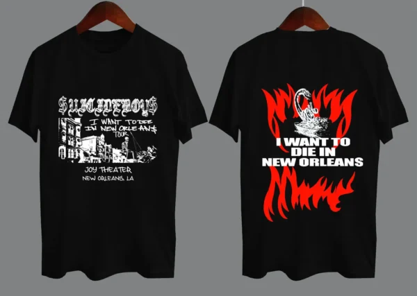 SUICIDEBOYS TOUR I WANT TO DIE IN ORLEANS T-shirt