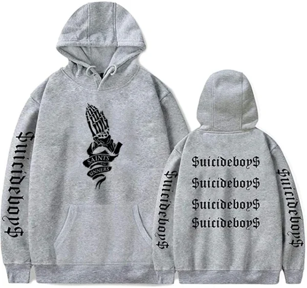 $uicideboy$ Hip Hop Vintage Goths Print Hoodie