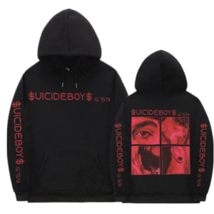 Rapper Suicideboys Graphic Print Hoodie