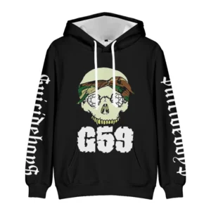 $uicideboy$ G59 Record Merch Long Sleeve Black Hoodie